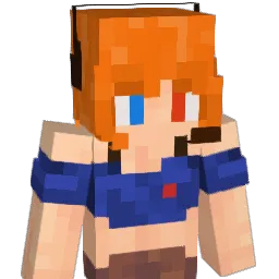 Rubisorange Minecraft avatar bust