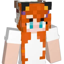 Ruivosa Minecraft avatar bust
