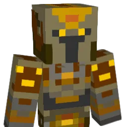 Rukketukker Minecraft avatar bust