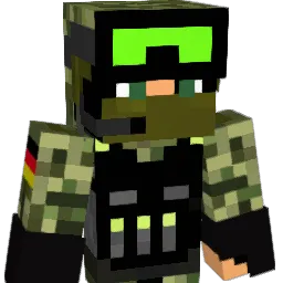 Rusher10 Minecraft avatar bust