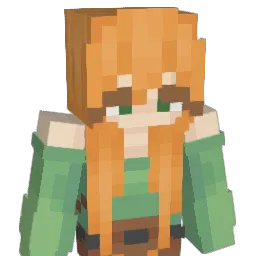 SHSL_Disaster Minecraft avatar bust