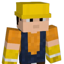 SJ122900 Minecraft avatar bust