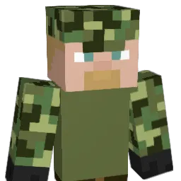 SP24699 Minecraft avatar bust