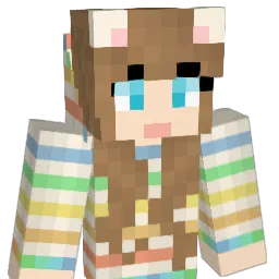 SakiMilaki Minecraft avatar bust