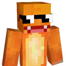 Salameche Minecraft avatar bust