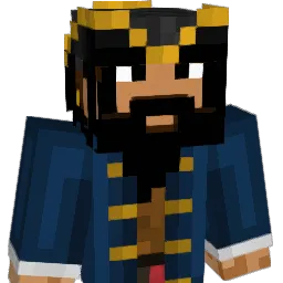 SaltyBlackbeard Minecraft avatar bust