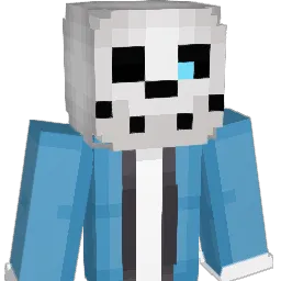 SansManss Minecraft avatar bust