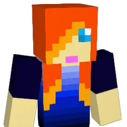 SaphireBlue34 Minecraft avatar bust