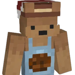 Saturated Minecraft avatar bust