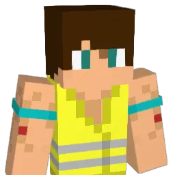 Saunyyy Minecraft avatar bust