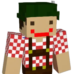Scnitzelman Minecraft avatar bust