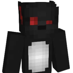 Screened Minecraft avatar bust