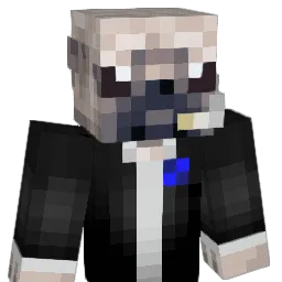 Scrooges Minecraft avatar bust