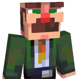 Scrux Minecraft avatar bust