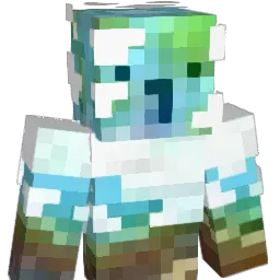 Sharktoon Minecraft avatar bust
