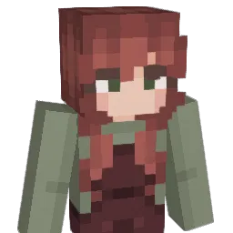 SheCheek Minecraft avatar bust