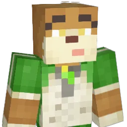Shirane Minecraft avatar bust