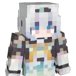 Shirasawaa Minecraft avatar bust