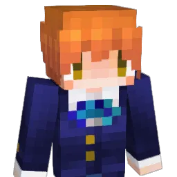 Shirobara Minecraft avatar bust