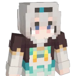 Shirohaaaaa Minecraft avatar bust