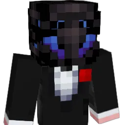 Showcased Minecraft avatar bust