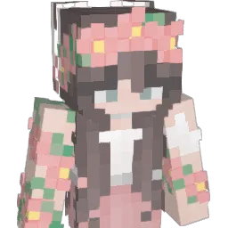 Silkeluna Minecraft avatar bust