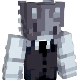 SilverGBA Minecraft avatar bust