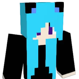 SilverTheEmoNeko Minecraft avatar bust