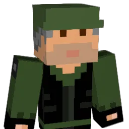 Skeletan Minecraft avatar bust