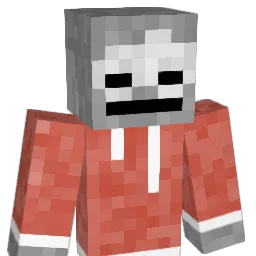 Skeletie Minecraft avatar bust