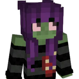 SkellyGrrrl Minecraft avatar bust