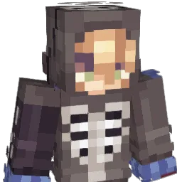 Skulked Minecraft avatar bust