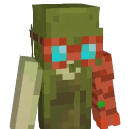 Skullfrazzle Minecraft avatar bust