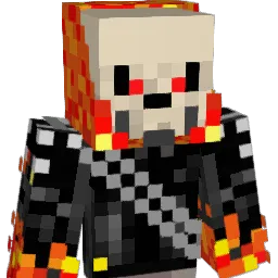 Skulll Minecraft avatar bust