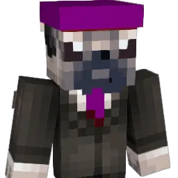 SkyDivingPug Minecraft avatar bust