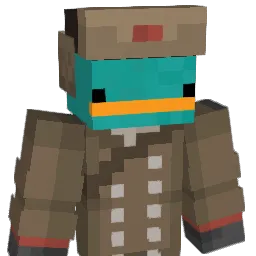 Skyhacked Minecraft avatar bust