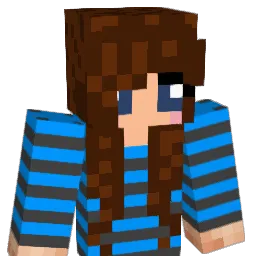 SlapGirl Minecraft avatar bust