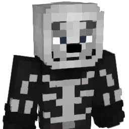 Sleighed Minecraft avatar bust