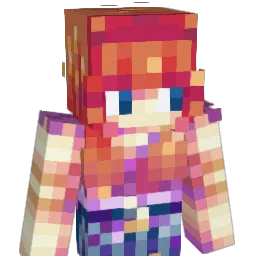 Slunkeygirl Minecraft avatar bust
