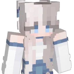 SlyBlueWolf Minecraft avatar bust