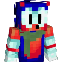 SonicVern Minecraft avatar bust