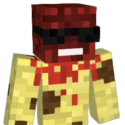 Spaghettivillain Minecraft avatar bust