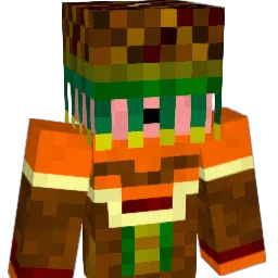 Spearmaster Minecraft avatar bust