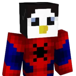 Spoderpenguin Minecraft avatar bust