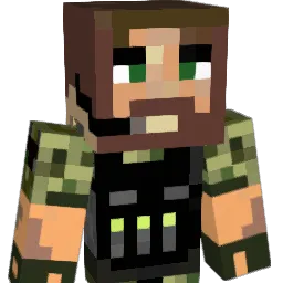 SpudMajor Minecraft avatar bust