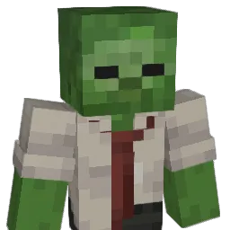SquareZombie Minecraft avatar bust