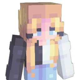 Stinkgirl Minecraft avatar bust