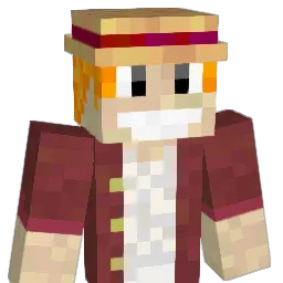 Strawhathippie Minecraft avatar bust