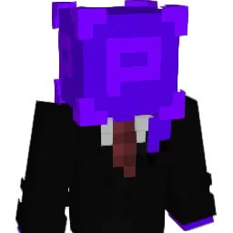 SuitedPurp Minecraft avatar bust