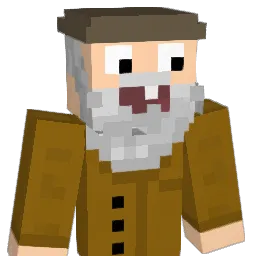 Superpapst Minecraft avatar bust